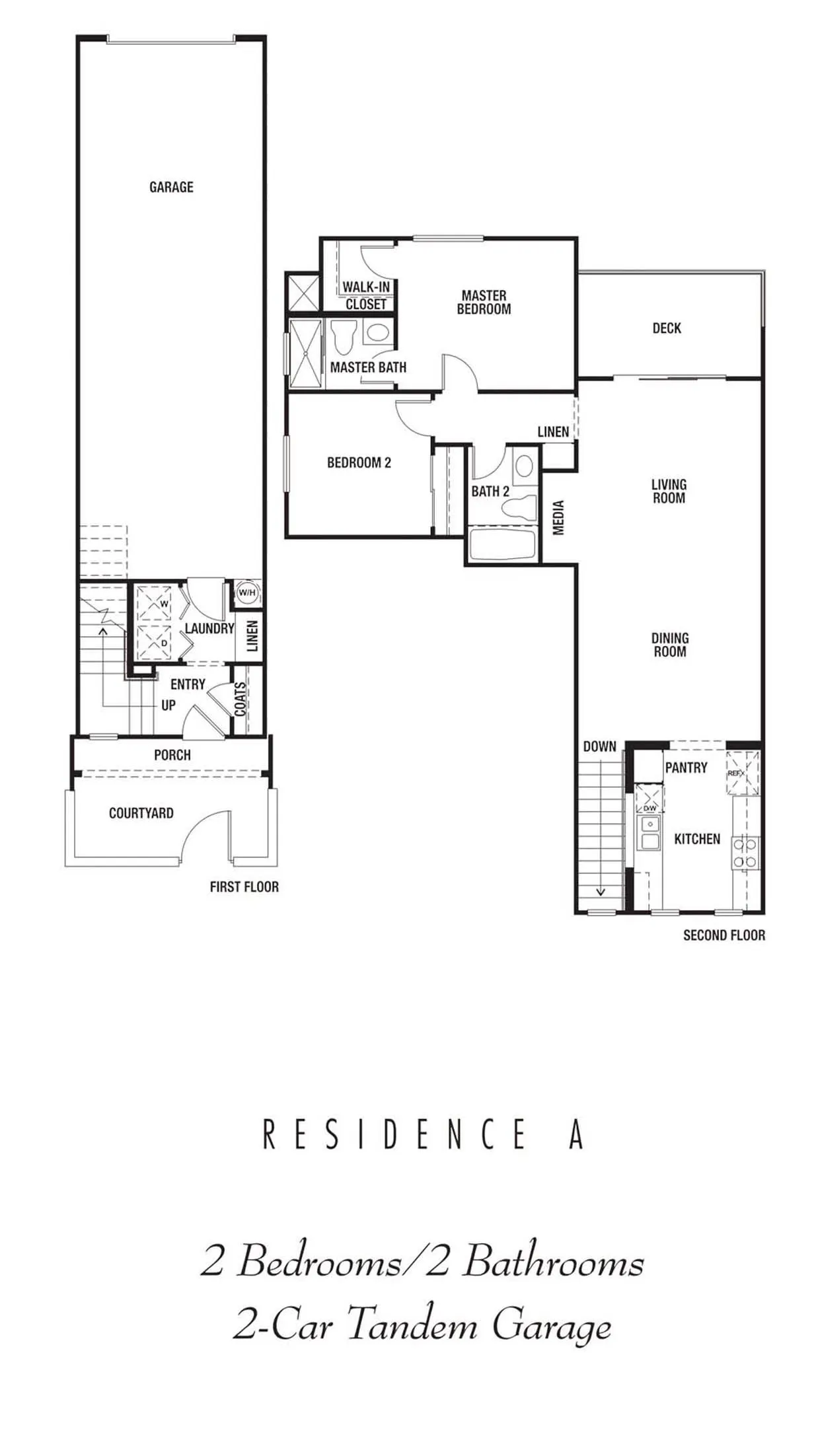 Residence A floor plan layout