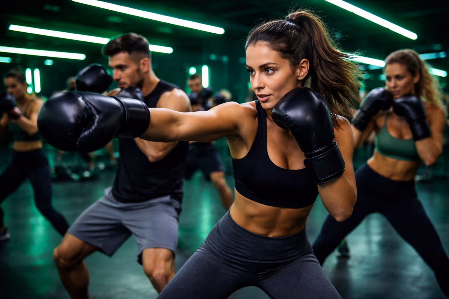 Clase de Aerobox en PlayerFit
