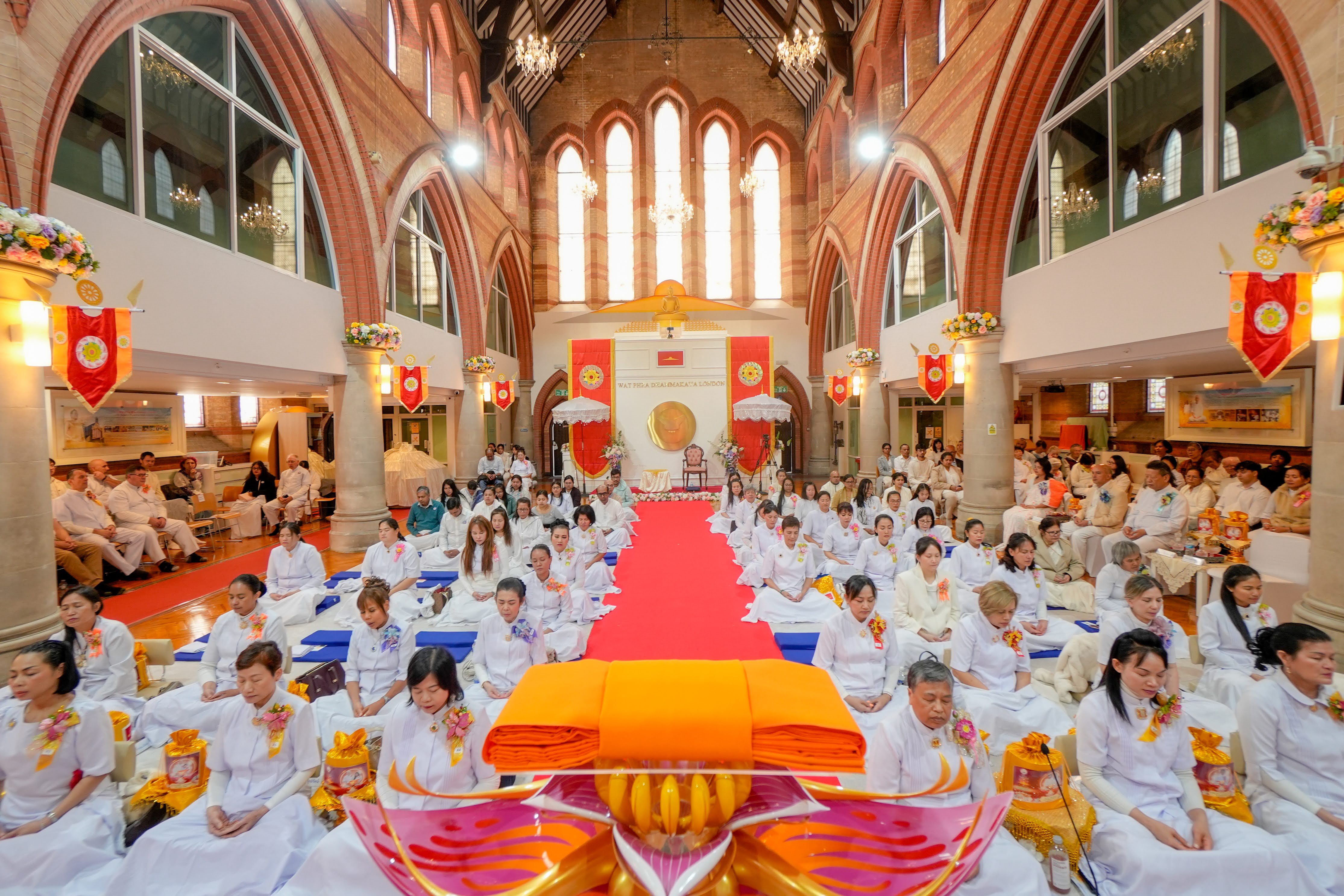 image of meditation hall (for a buddhist monasteries & temple)
