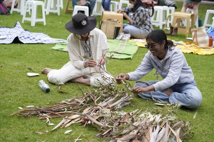 Left: Nicole Barling-Luke, Director of Earthshots; Right: Dheepa Jeyapalan, Nourished Neighbourhoods convener.