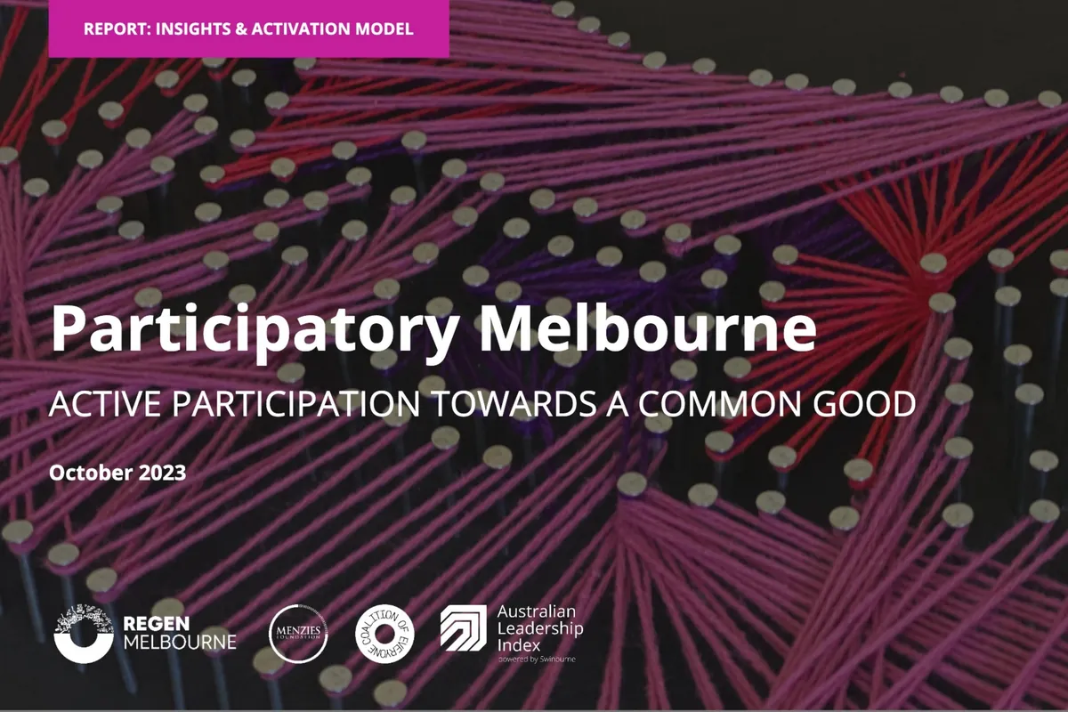 Participatory Melbourne Phase 1: Insights & Activation Model - Full Insights Report