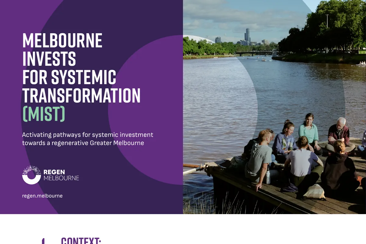 Melbourne Invests for Systemic Transformation (MIST)