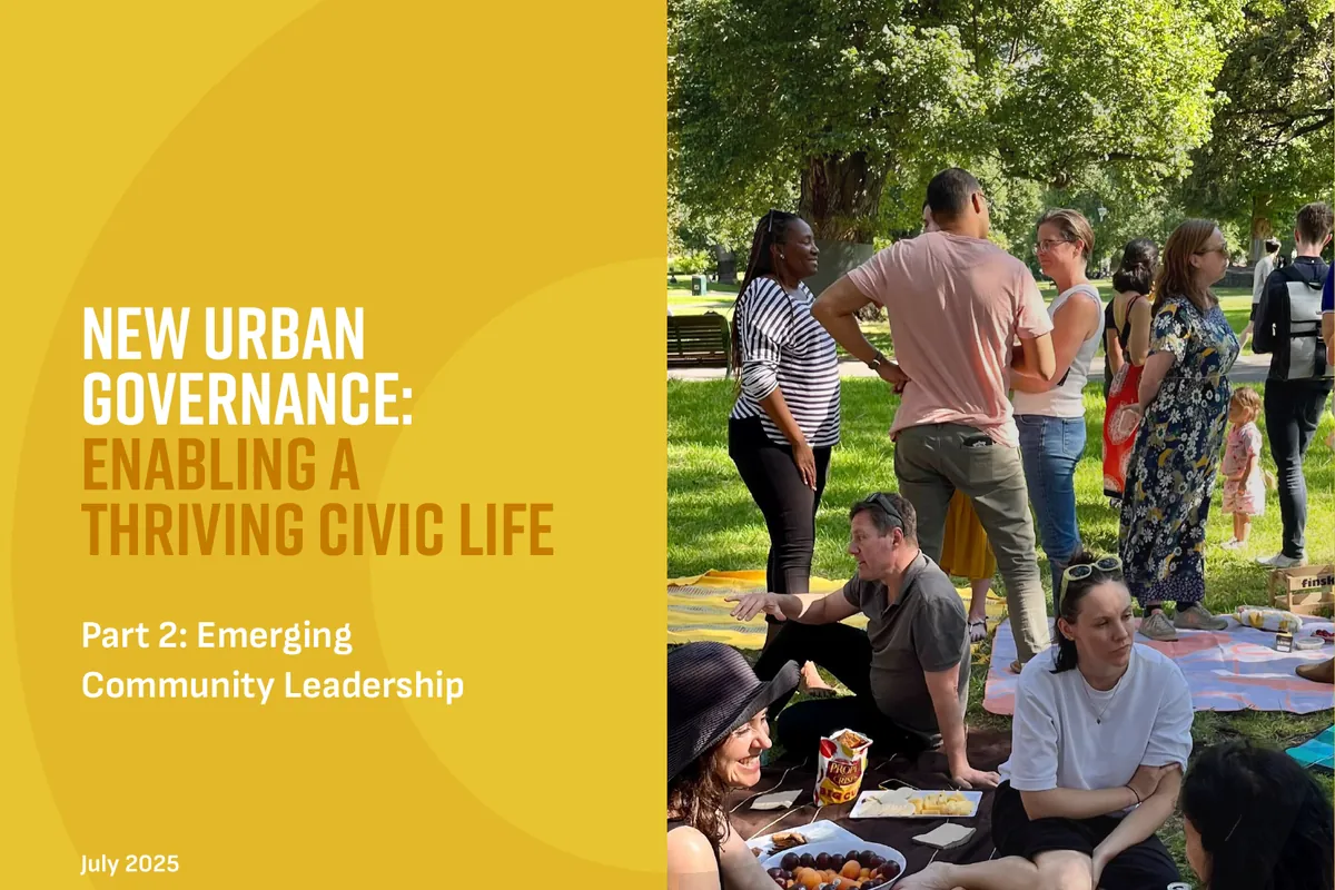 New Urban Governance Part 2: Emerging Community Leadership