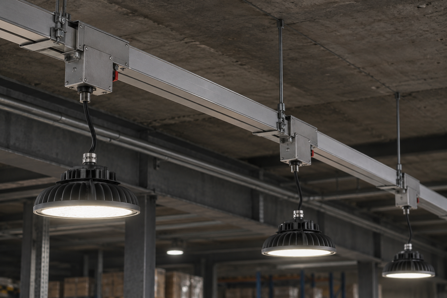 Illustration of busway equipment: Lighting Busway