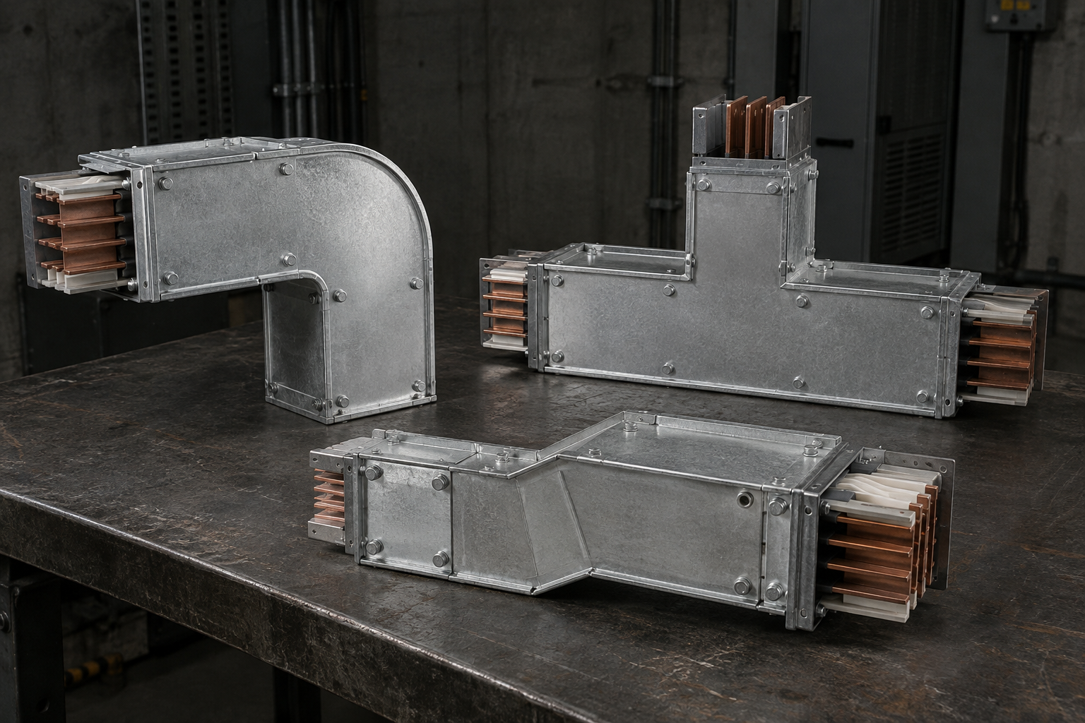 Illustration of busway equipment: Busway Elbows & Fittings
