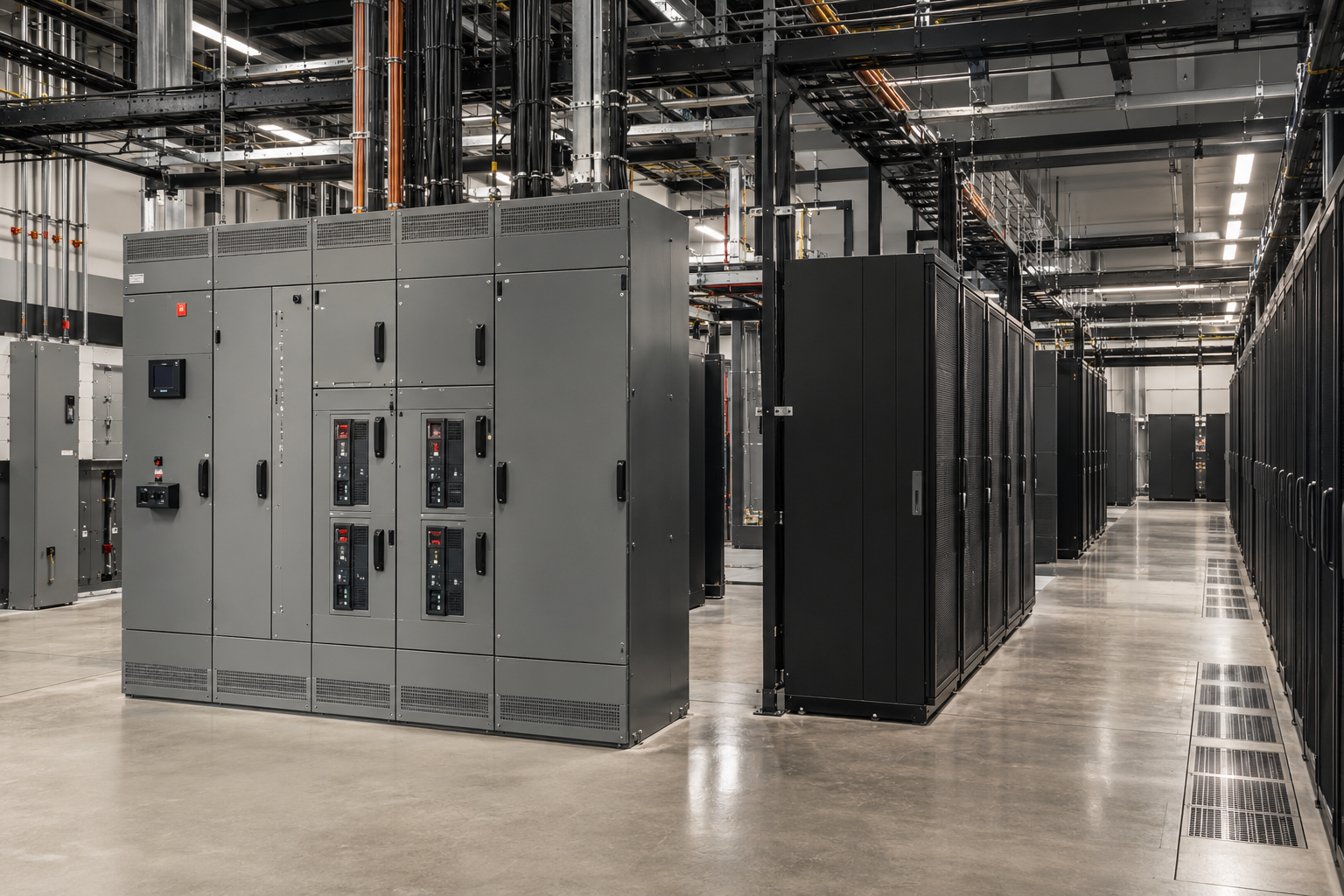 Illustration of data center power distribution equipment: Rack Power Distribution