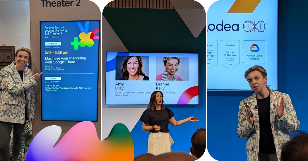 Leanne Kelly and Amy Bray present at Google Cloud Next '25