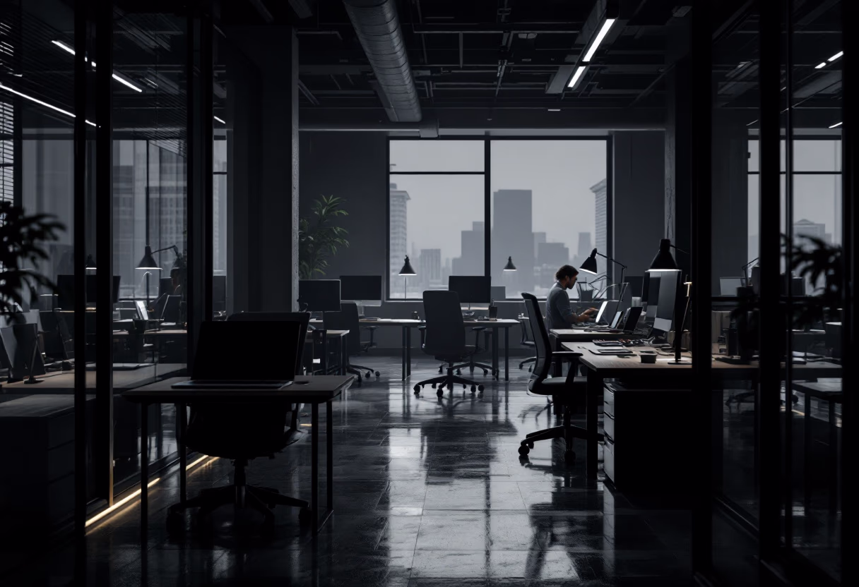 image of busy office environment (for a hr tech)