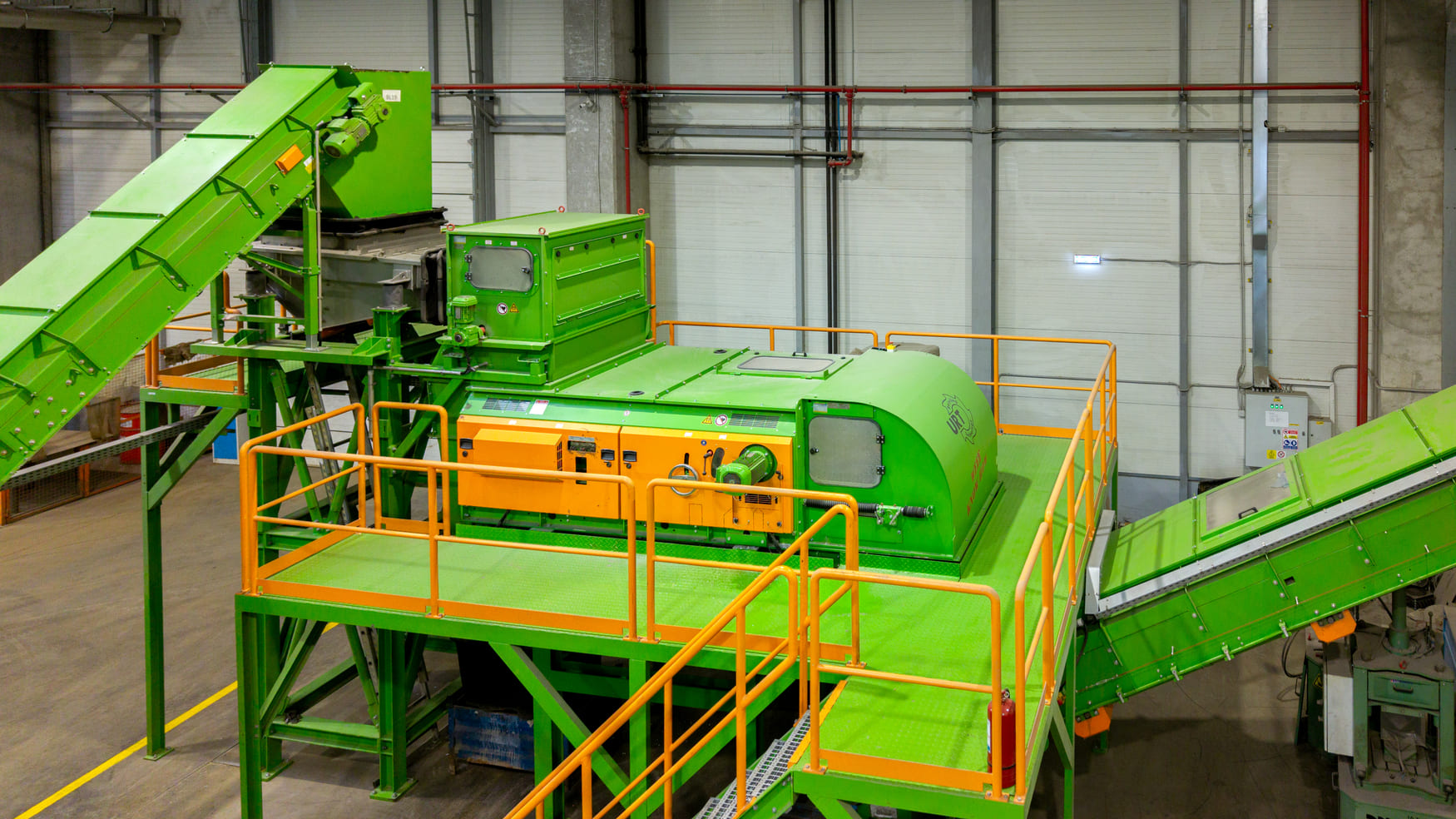Recycling plant project realized by URT