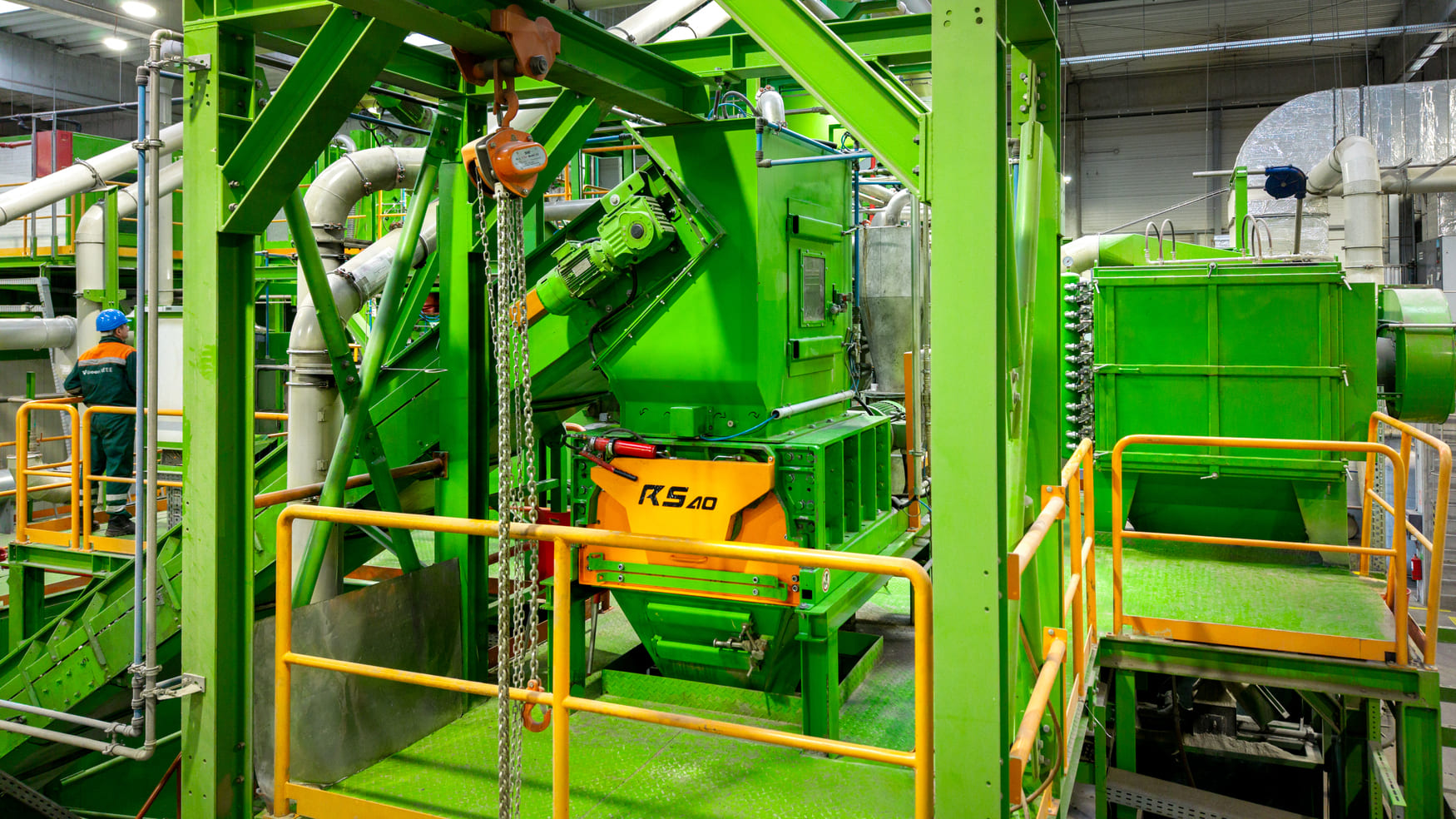 Recycling plant by URT Recycling Technology