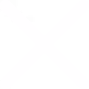 White close button icon with an X shape on a transparent background.