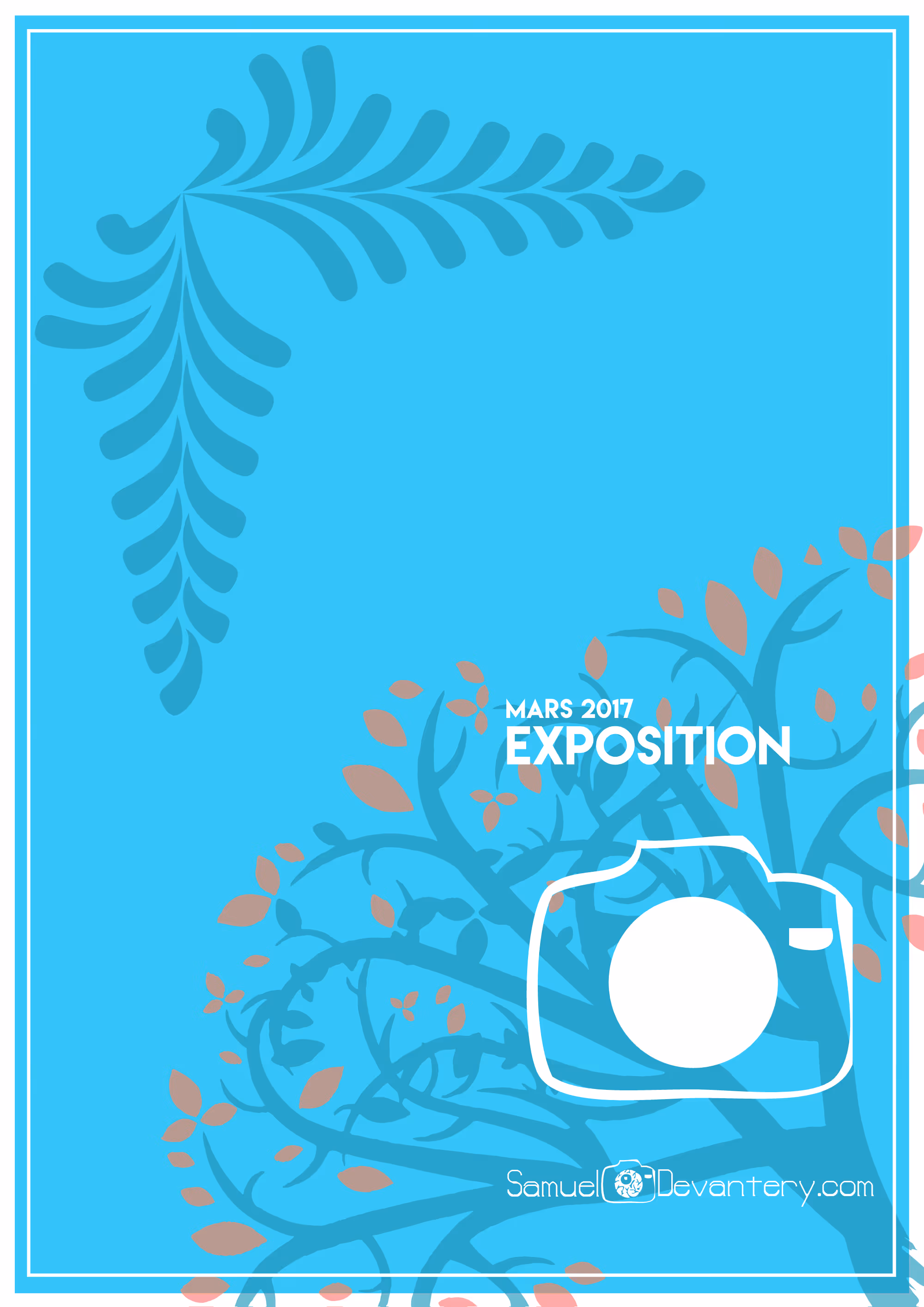 Affiche première exposition photographique Samuel Devantéry – Sierre, mars 2017
