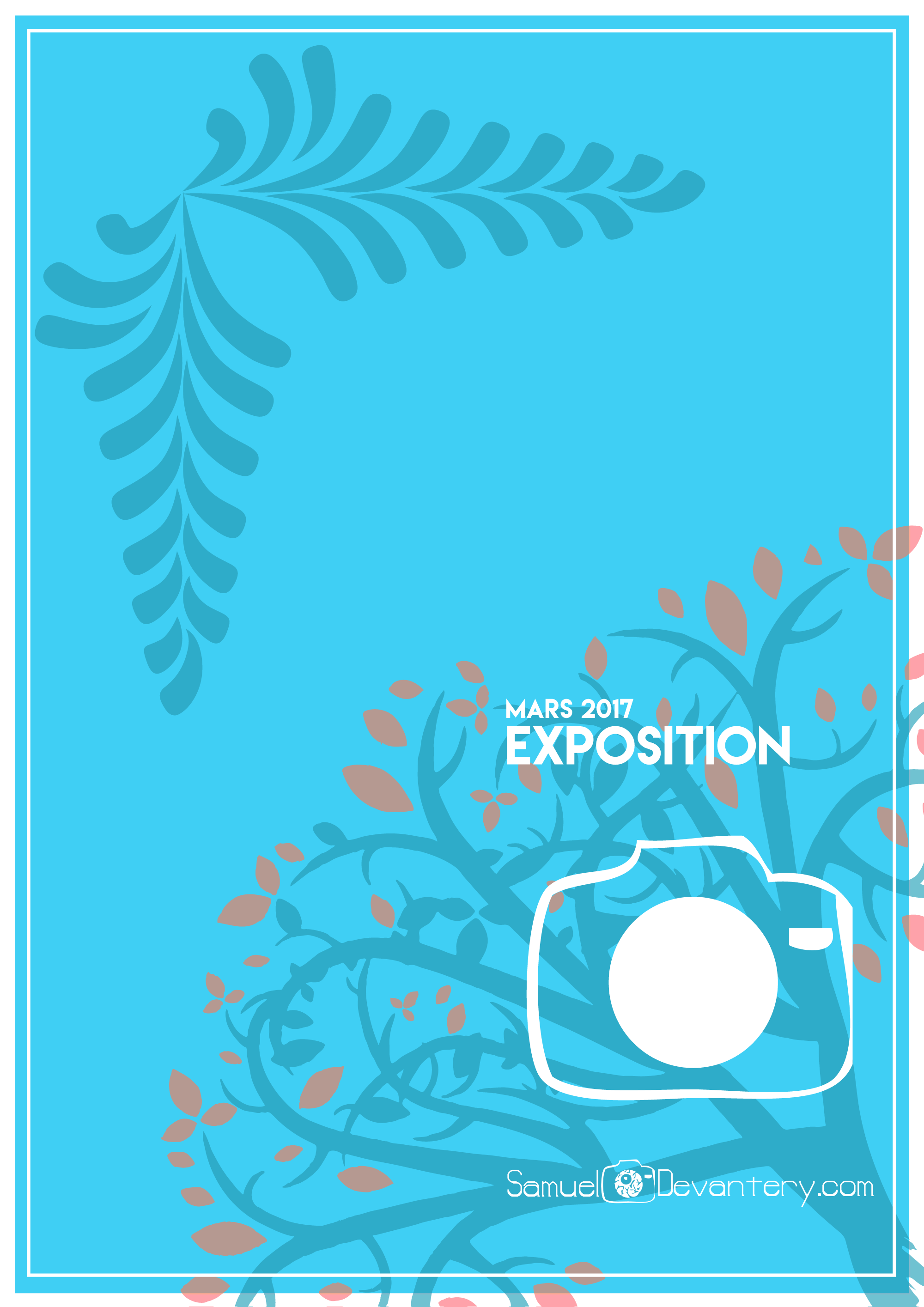 Affiche première exposition photographique Samuel Devantéry – Sierre, mars 2017