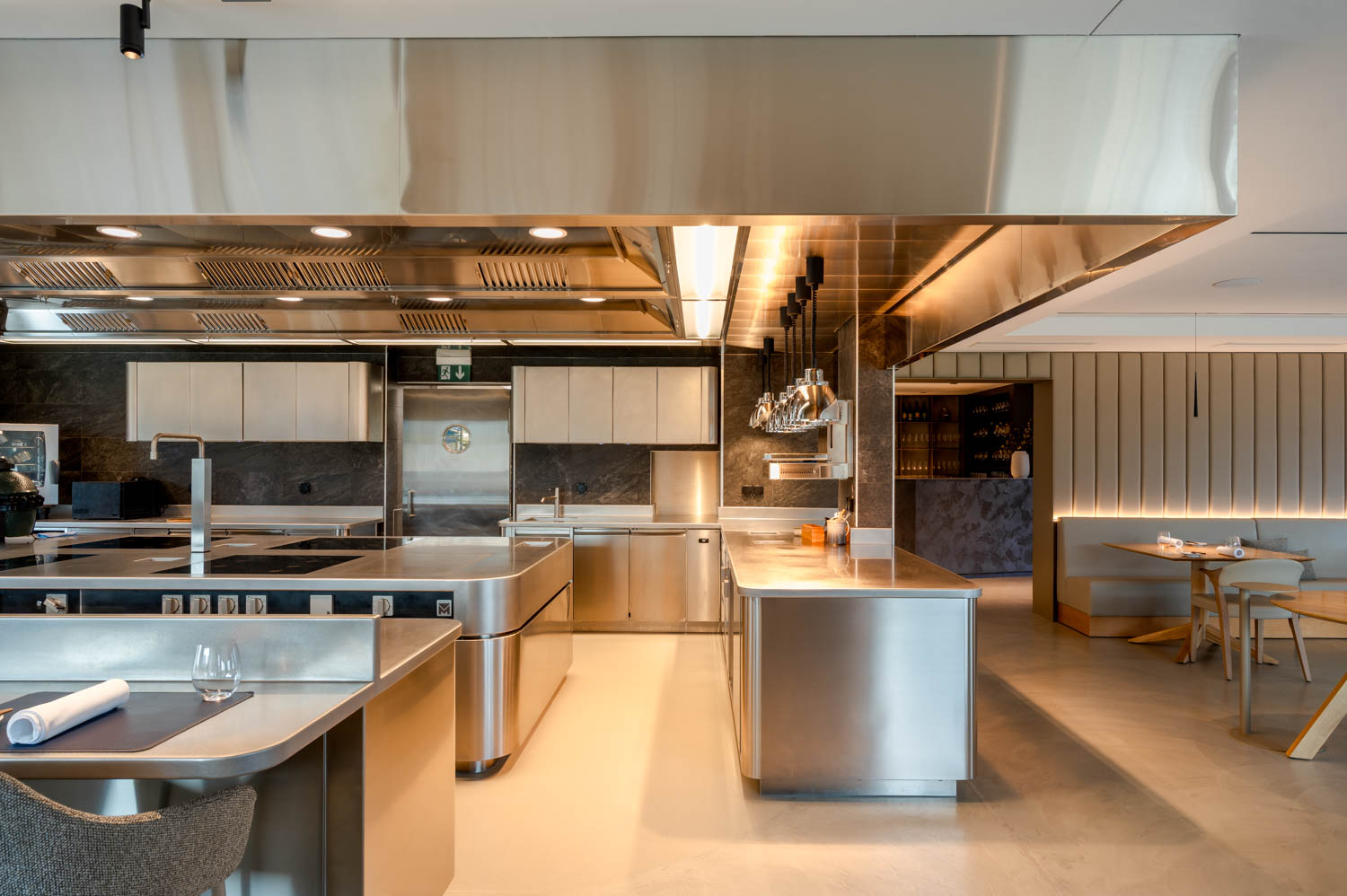 Photo d'architecture de la cuisine de Gilles Varone en Valais Wallis