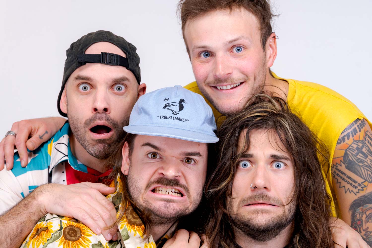 © Samuel Devantéry | Photo Studio Valais d'un groupe de musique de punk complètement fou