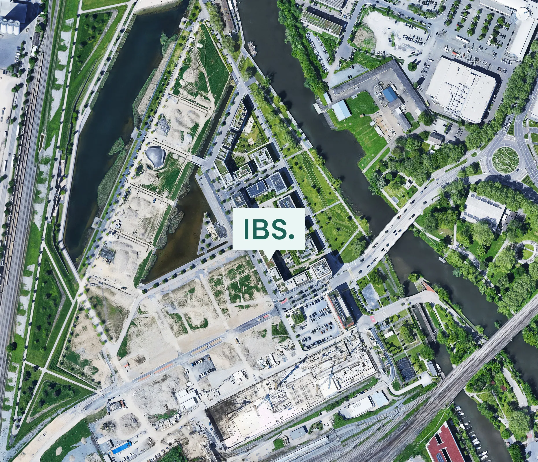 Satellitenbild vom Standort von Schorndorfer