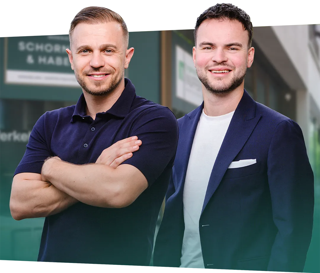 Portrait von Frederic Schorndorfer und Alan Haberkern