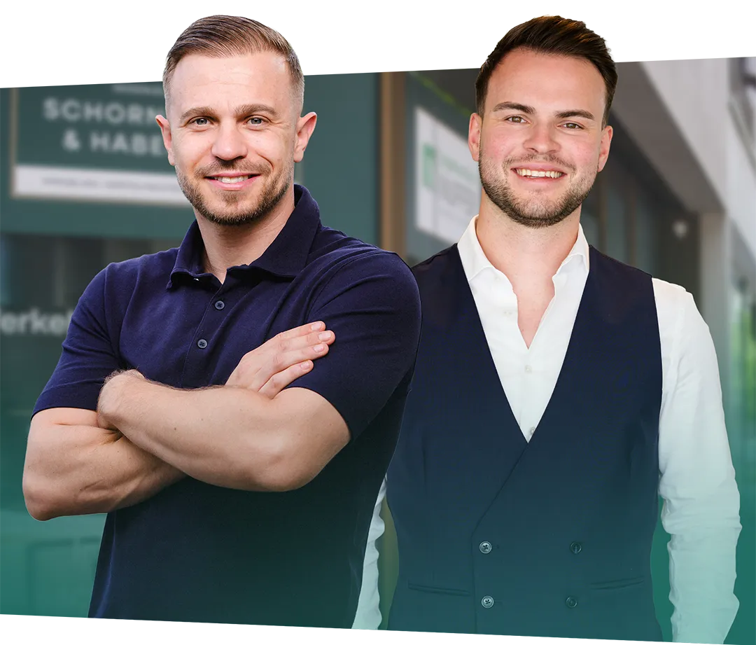 Portrait von Frederic Schorndorfer und Alan Haberkern