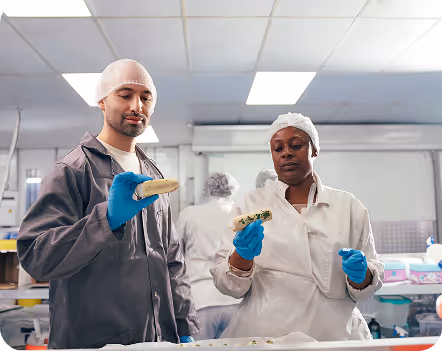 Man in black hoodie working on a laptop displaying a graphic design software at a desk in an office at Tecbot.