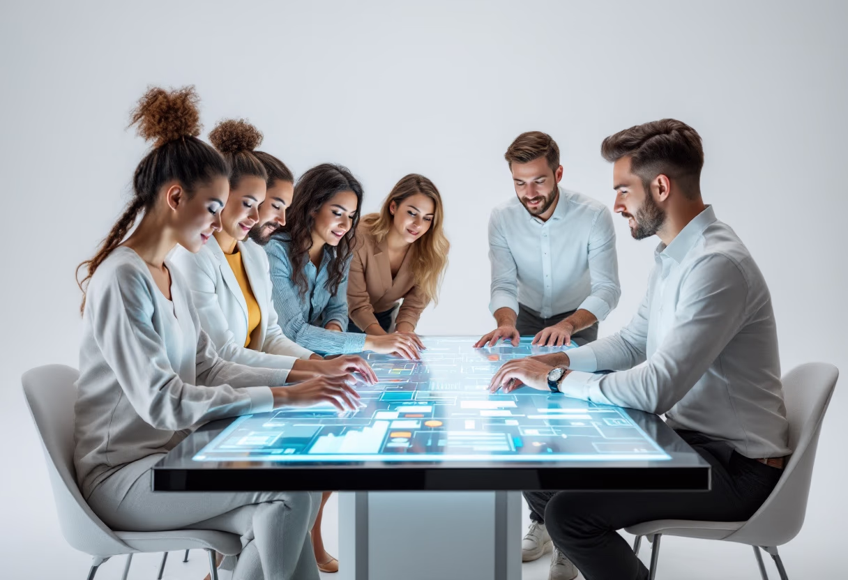 image of digital transformation process (for a consulting firm)