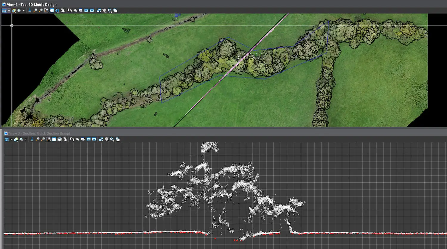 Topographic capture, ahead of design