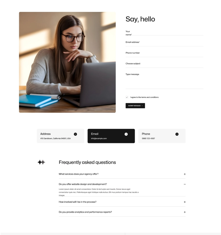 kreascape-landing-contact-one-page-image