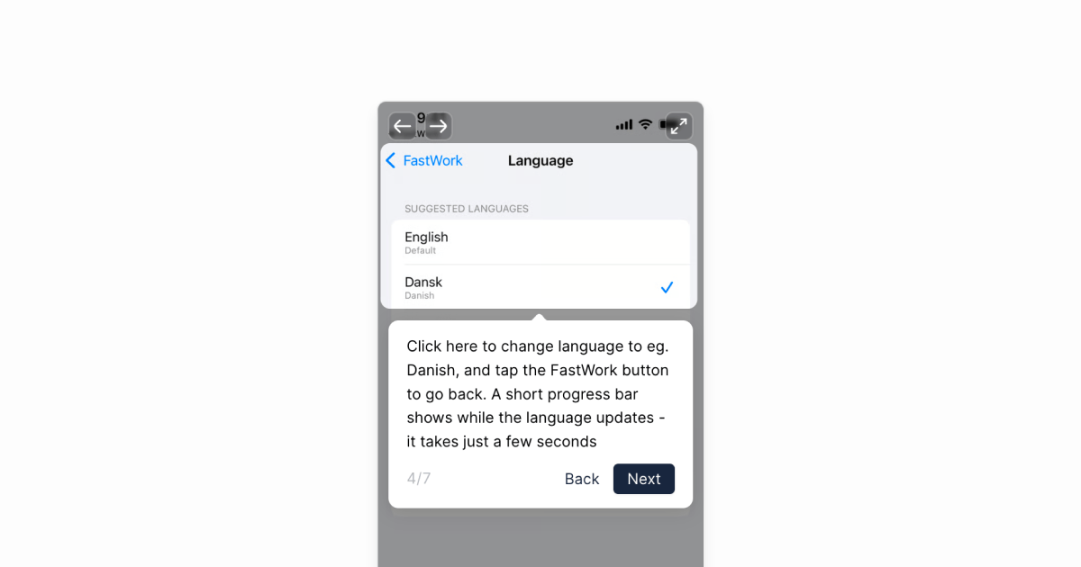 FastWork user guides in Arkyn’s support hub