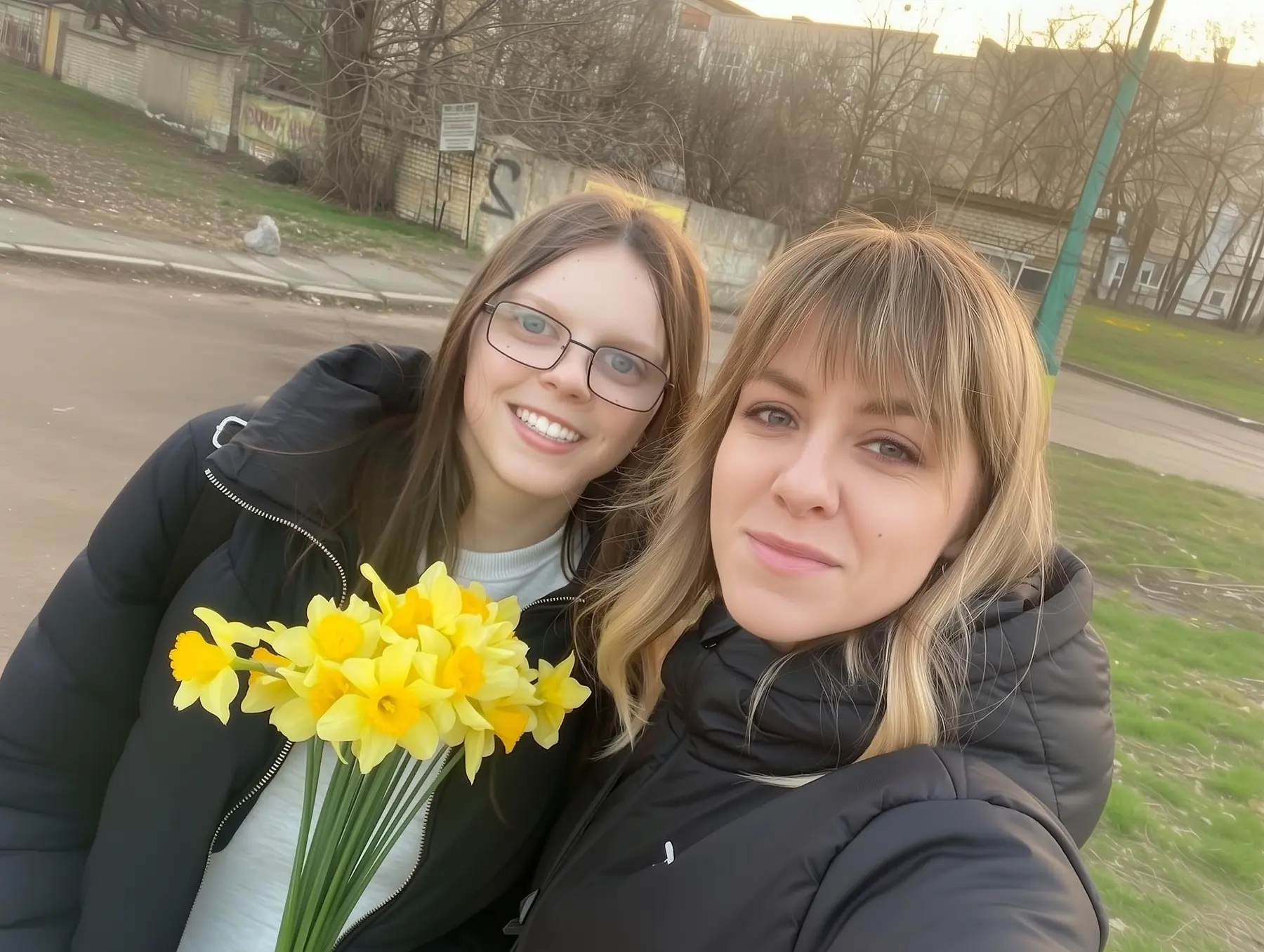 Маша Стрелкіна з дівчиною під час зустрічі в межах програми наставництва.