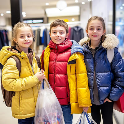 Photo from the “Back to School Drive” fundraising campaign
