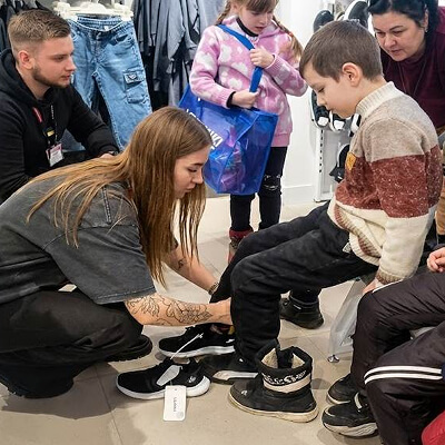 Photo from the “Warm a Childhood 2025” fundraising campaign
