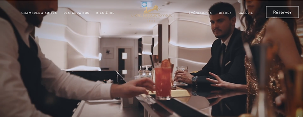 Page d'accueil Hôtel Le Collectionneur