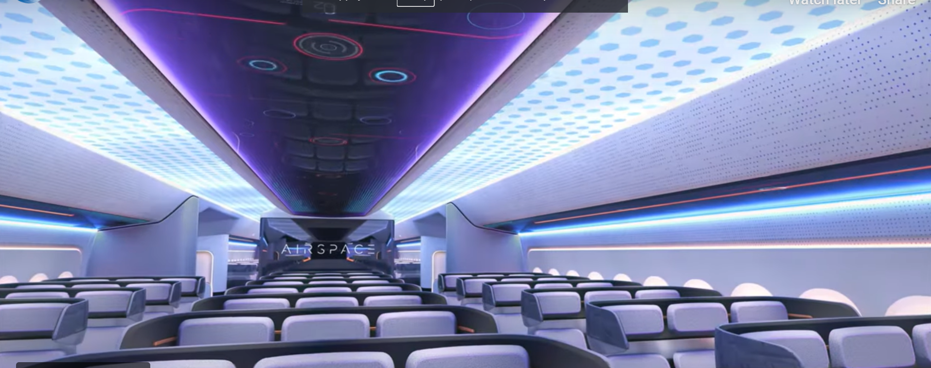 Airbus imagine les cabines d’avions de 2030