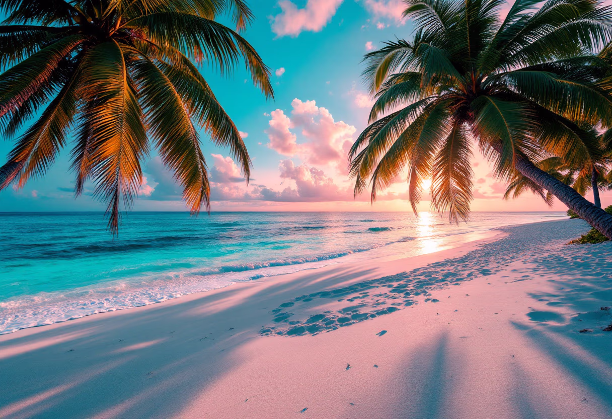 image of an exotic destination landscape for a travel tech