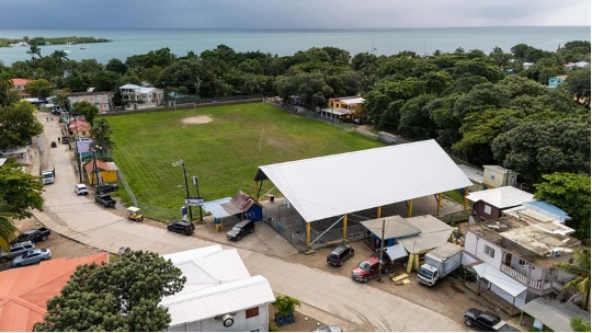 image of volunteers working at an event