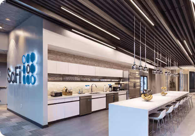 SoFi office lobby