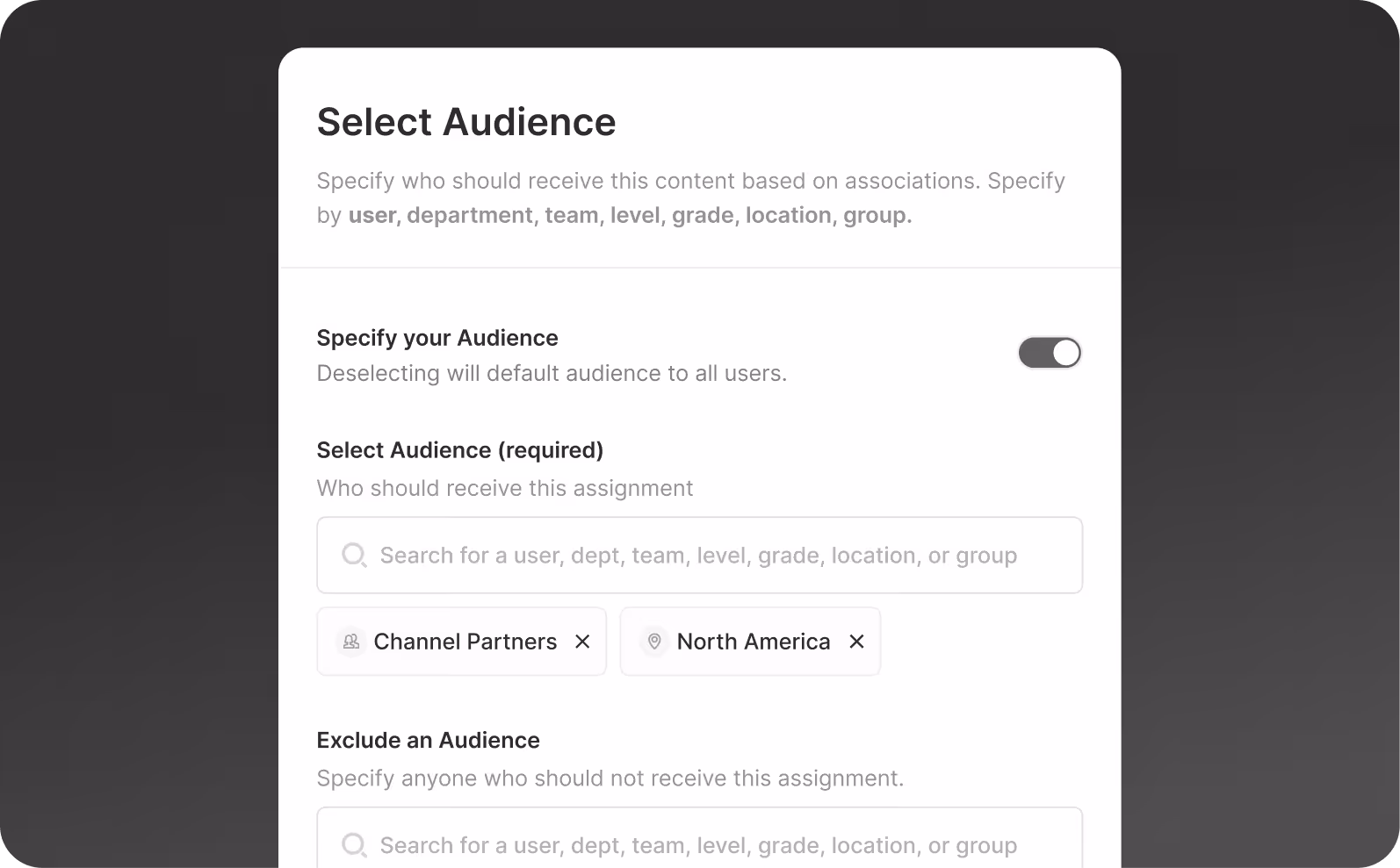 Send the right enablement to the right partners with Smart Segmentation™