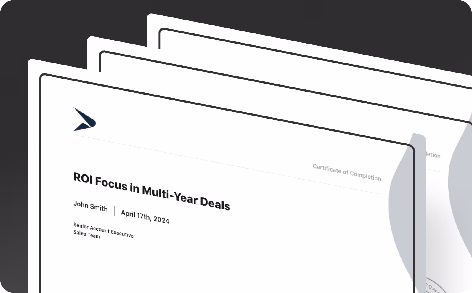 Award your learners with certificates for creating certain Journeys, Workshops, or Assessments.