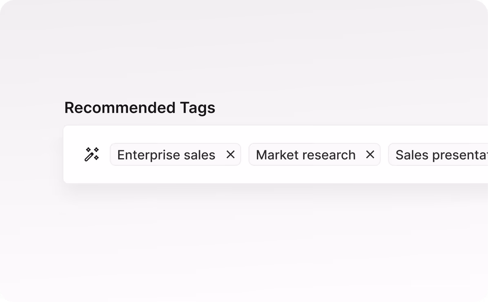 Generate tags for content automatically with Continu AI - for better discoverability and search.
