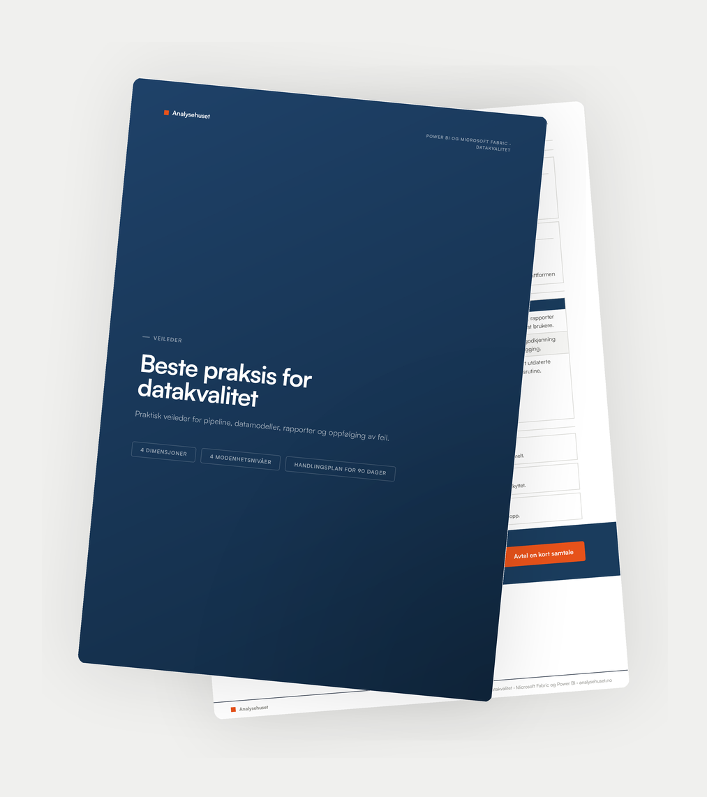 Forhåndsvisning av PDF-guide med beste praksis for datakvalitet