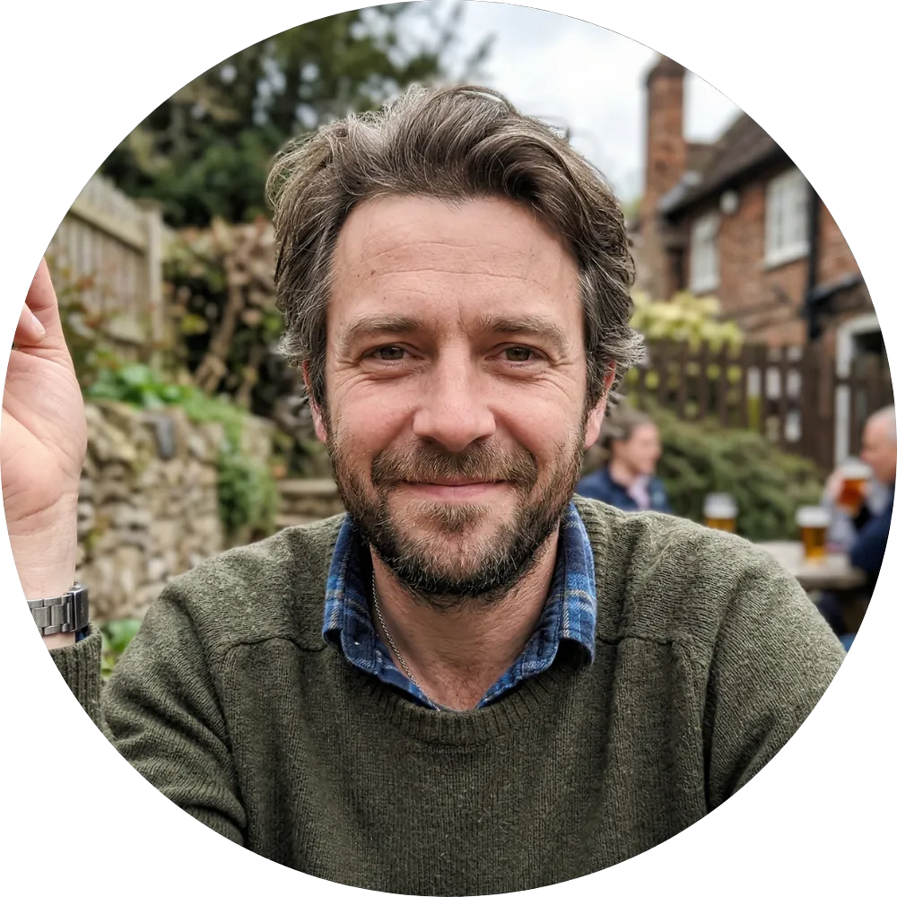 Profile photograph of Andrew C, a career changer from education to entertainment IT