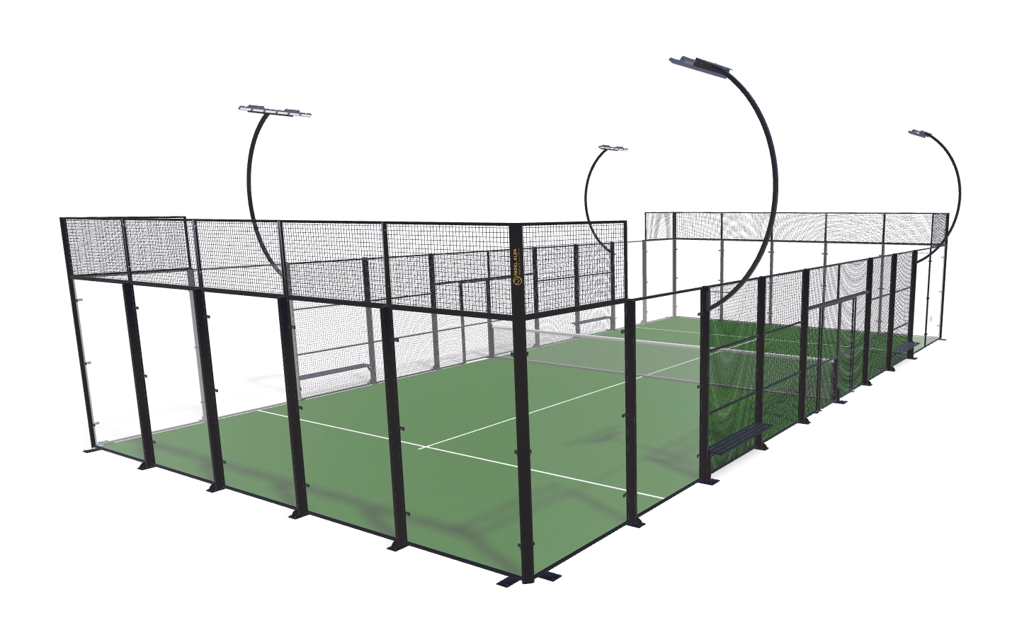 ALBA court with green turf