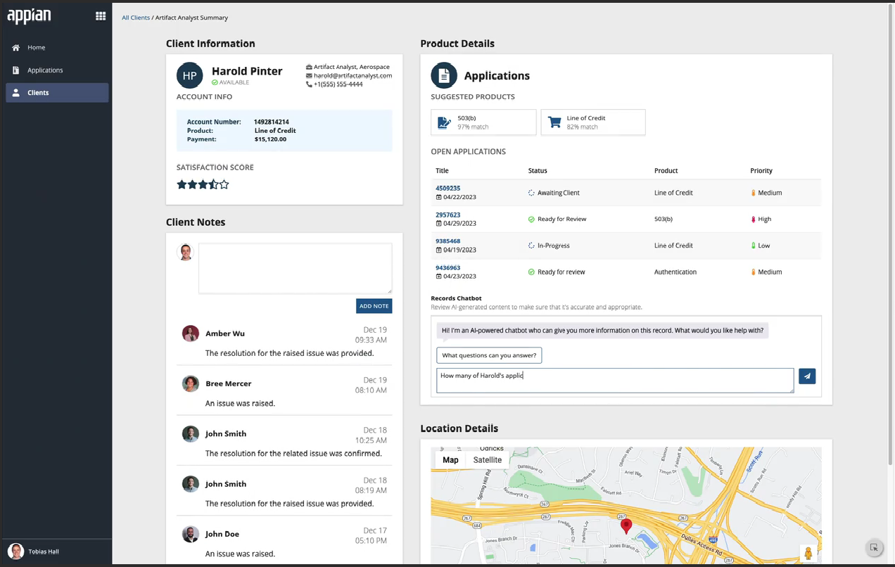 Appian platform