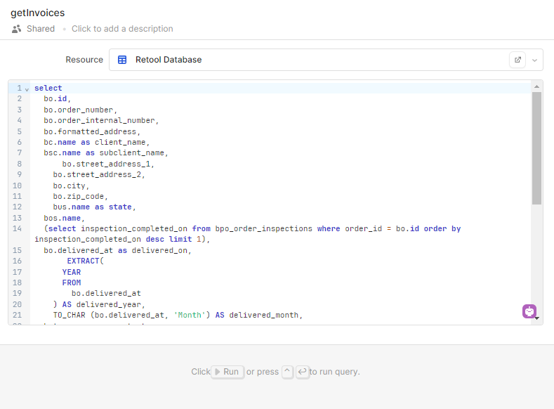 You can run complex queries, too