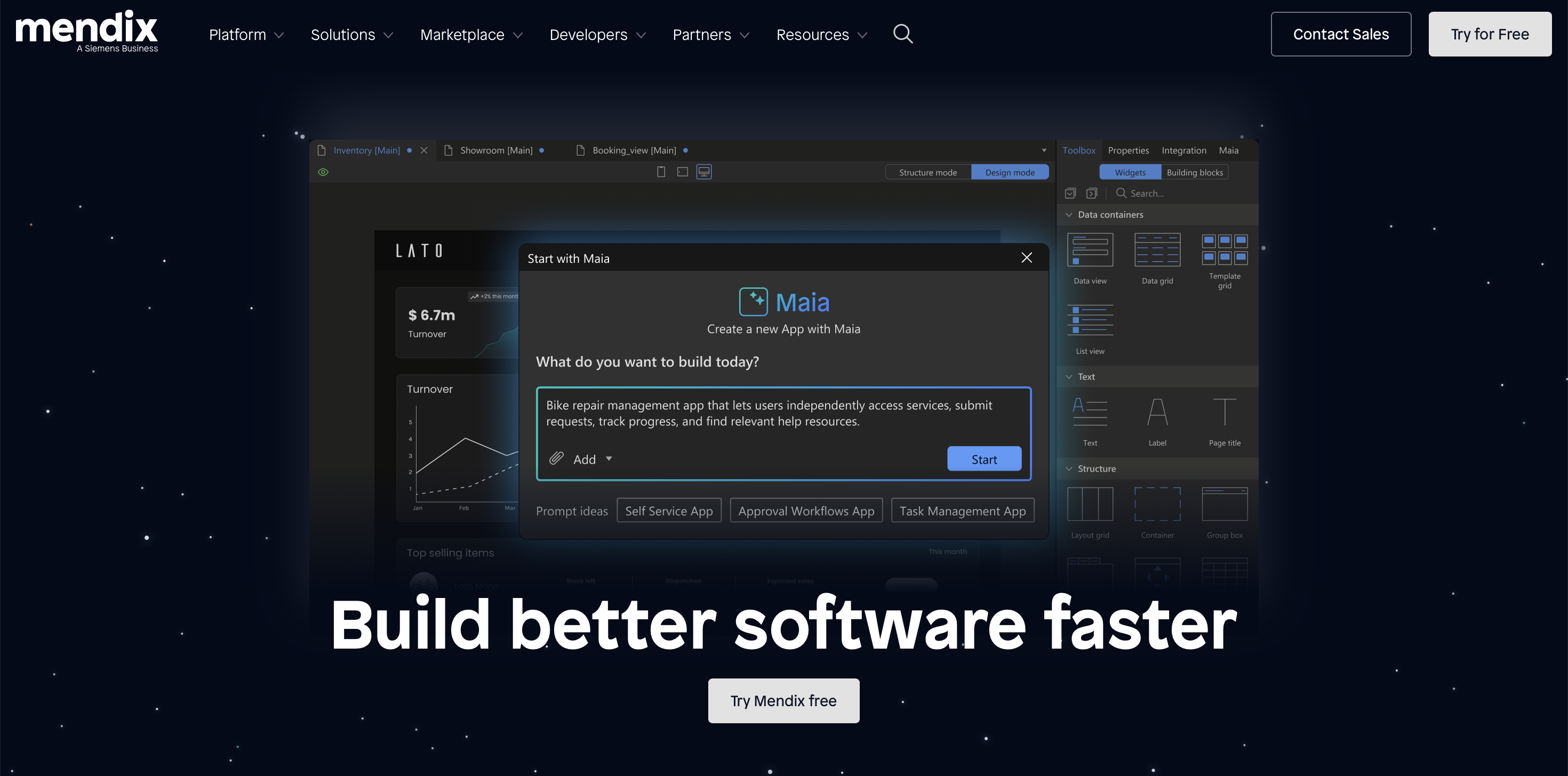 Mendix platform