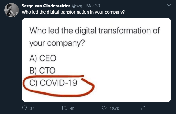 Digital transformation meme