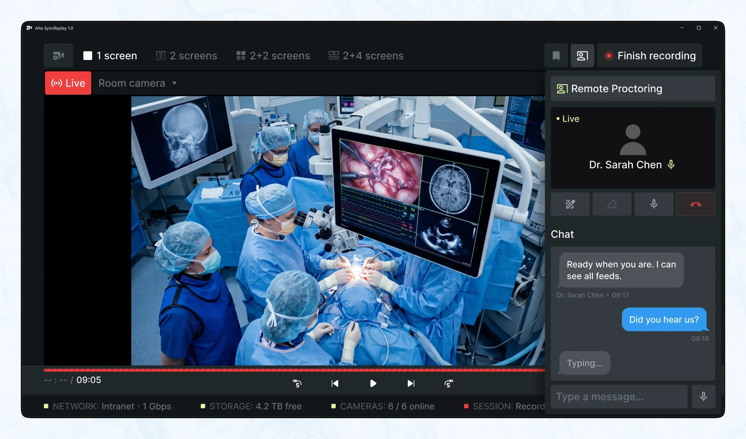 live mode and remote procroting