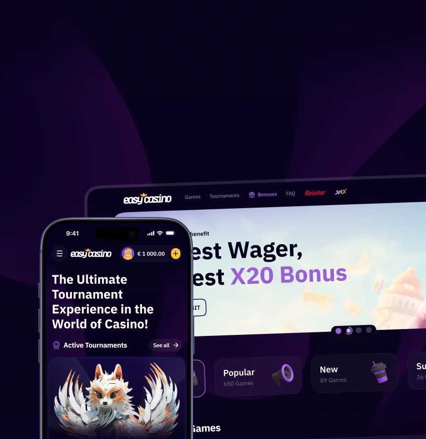 EasyCasino case study for iGaming platform