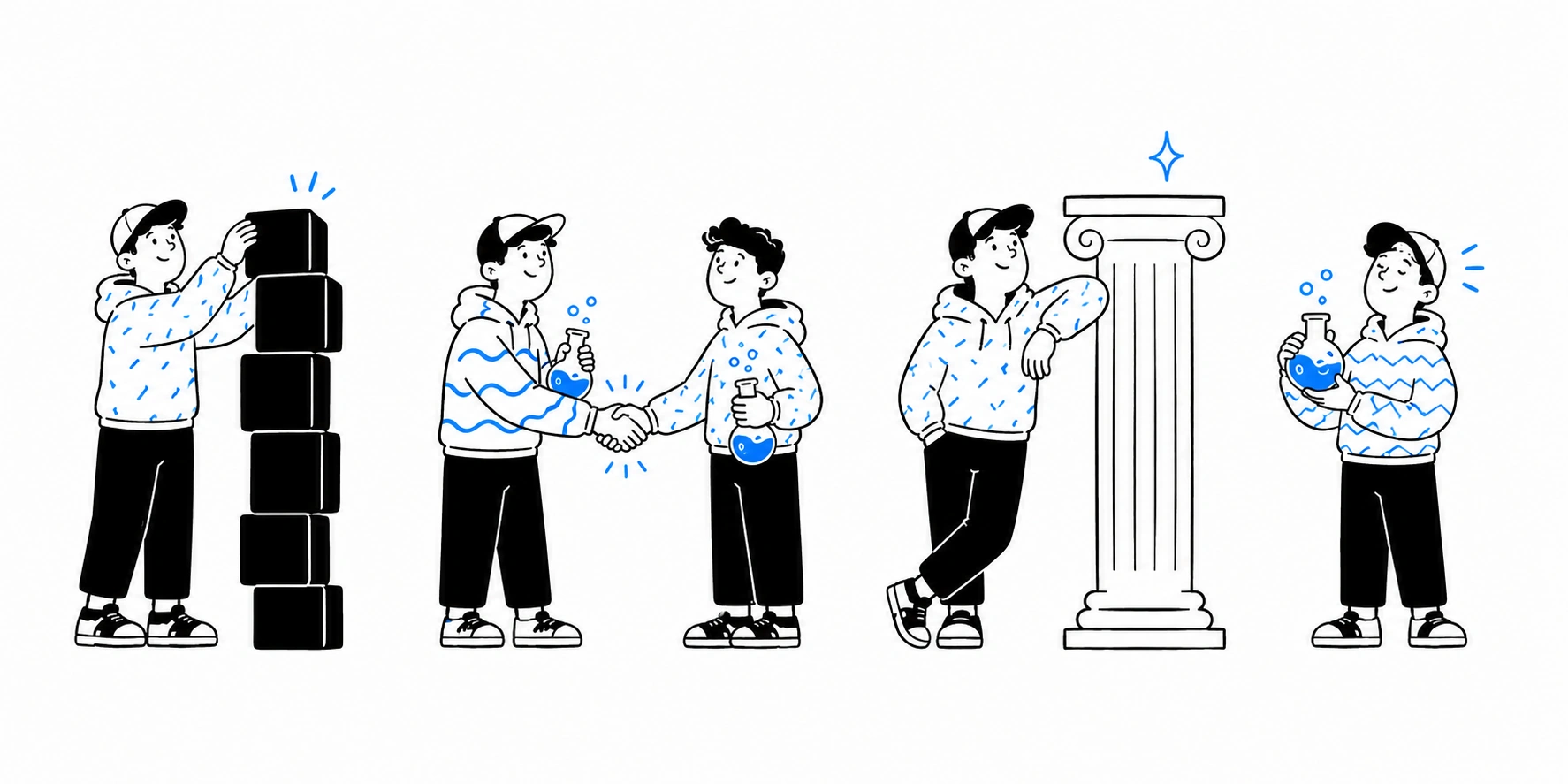 Four investment philosophies: build, partner, leverage the system, or expand selectively
