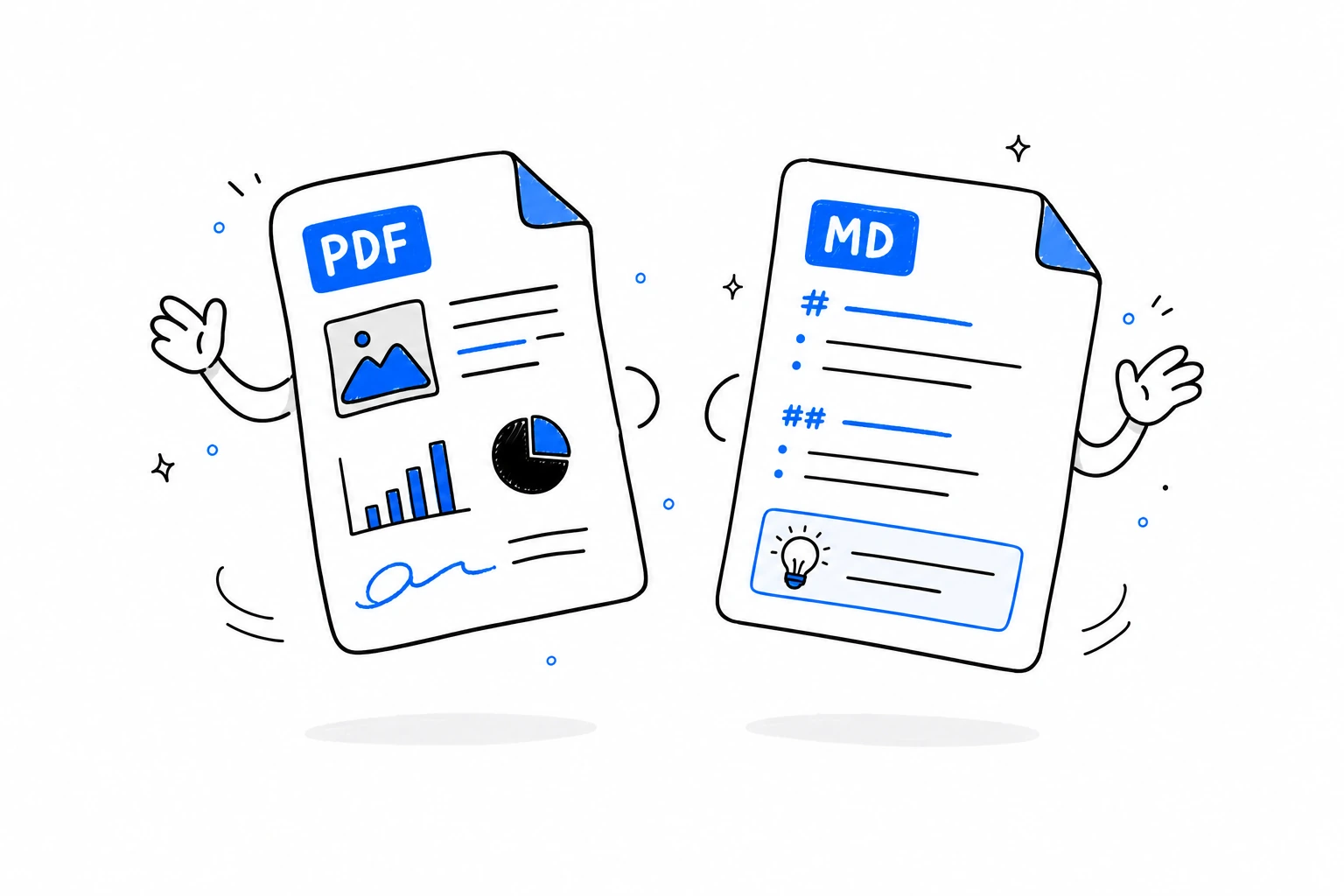 Market and product research resume PDF for People, MD for Machines