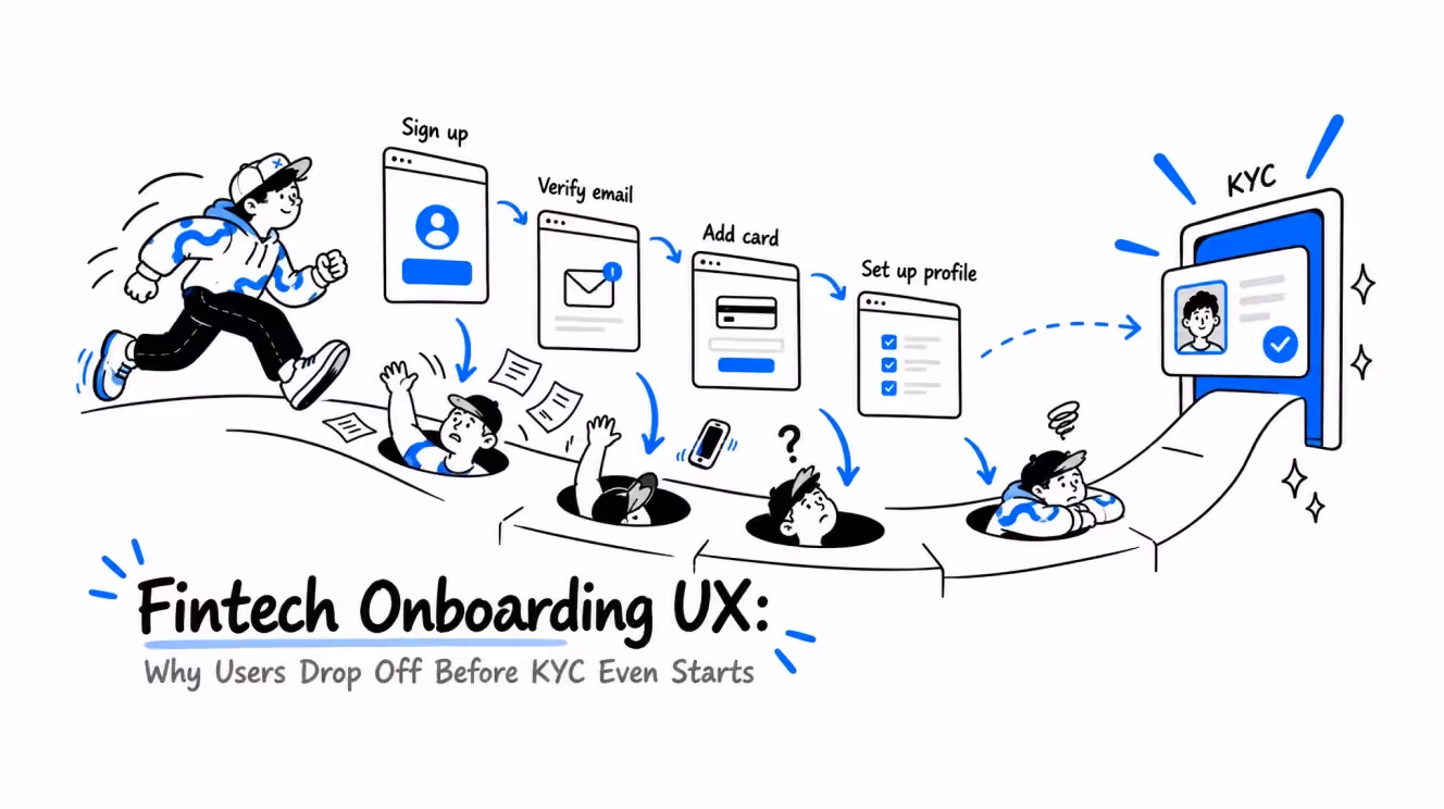 Fintech Onboarding UX: Why Users Drop Off Before KYC Even Starts